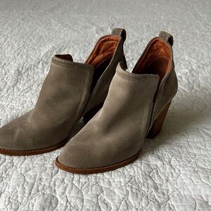 Jeffrey Campbell Taupe Ankle Booties